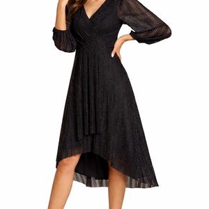 Ever Pretty High Low Purple Dress